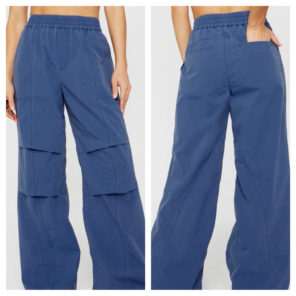 Fabletics Blue Wide-Leg Pants - Picture 2 of 10